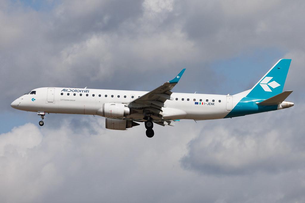 Frankfurt Airport: Air Dolomiti (EN / DLA) | Embraer E190LR E190 | I-JENK | MSN 19000381