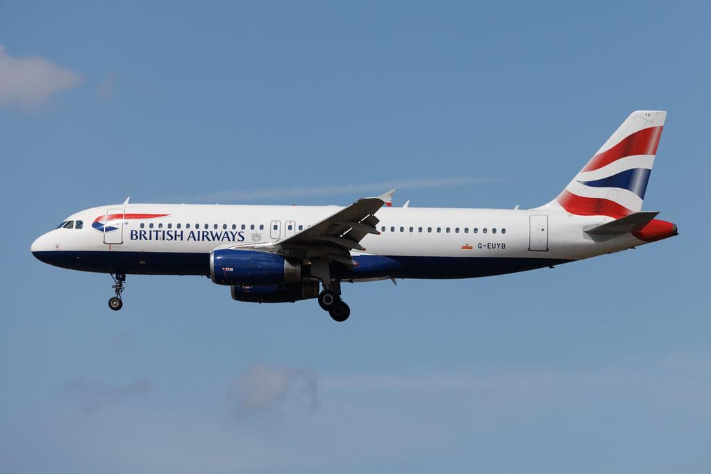 Frankfurt Airport: British Airways (BA / BAW) | Airbus A320-232 A320 | G-EUYB | MSN 3703