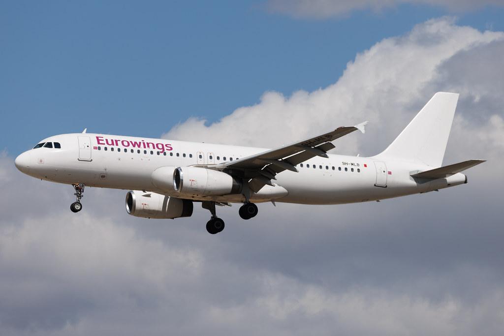Frankfurt Airport: Eurowings (EW / EWG) | Operator: Avion Express Malta | Airbus A320-232 A320 | 9H-MLB | MSN 04441