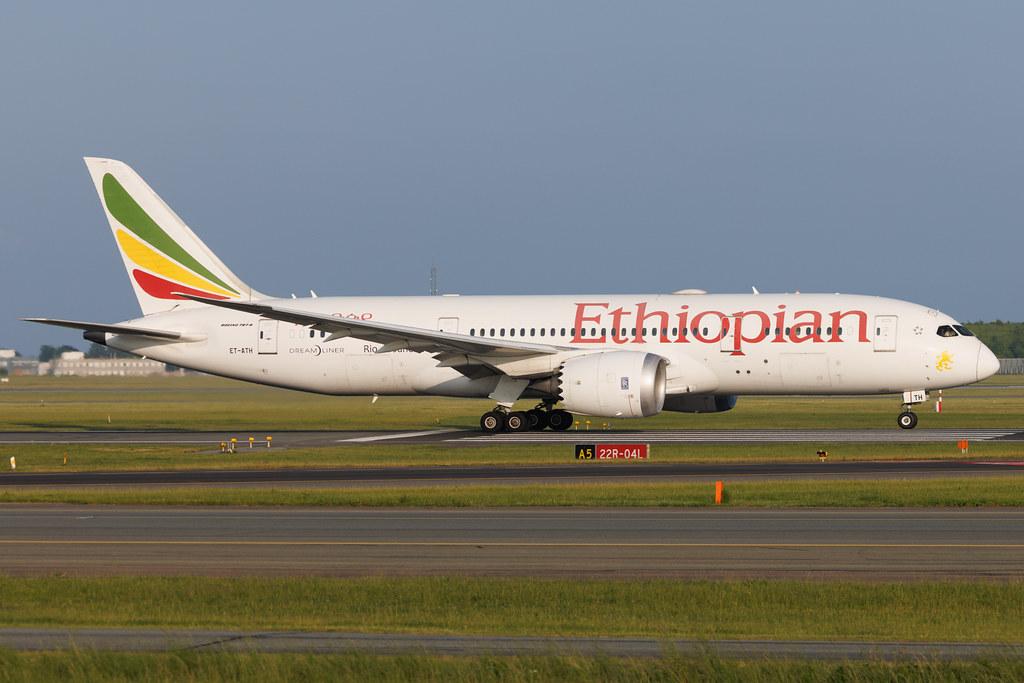 Copenhagen Airport: Ethiopian Airlines (ET / ETH) | Boeing 787-8 Dreamliner B788 | ET-ATH | MSN 38475