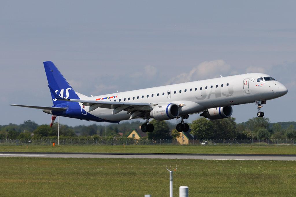 Copenhagen Airport: SAS (SK / SAS) | Operator: SAS Link | Embraer E195LR E195 | SE-RSO | MSN 19000168