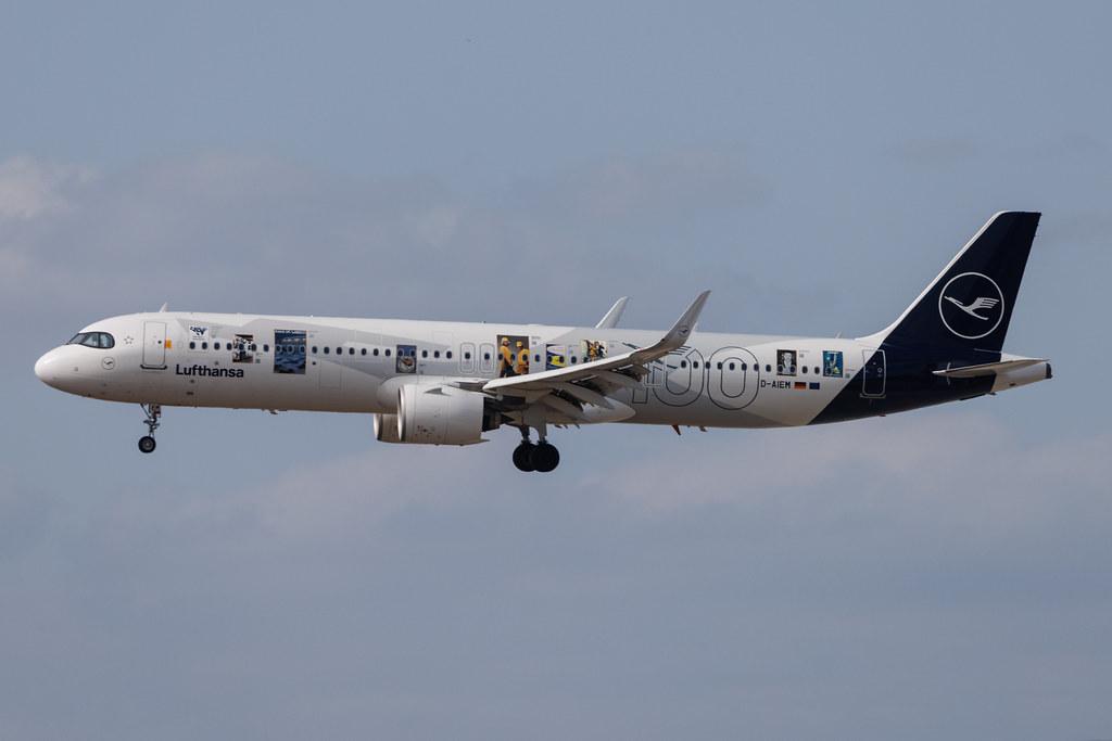Frankfurt Airport: Lufthansa (LH / DLH) | Livery: 100th Anniversary Employee Livery | Airbus A321-271NX A21N | D-AIEM | MSN 10817