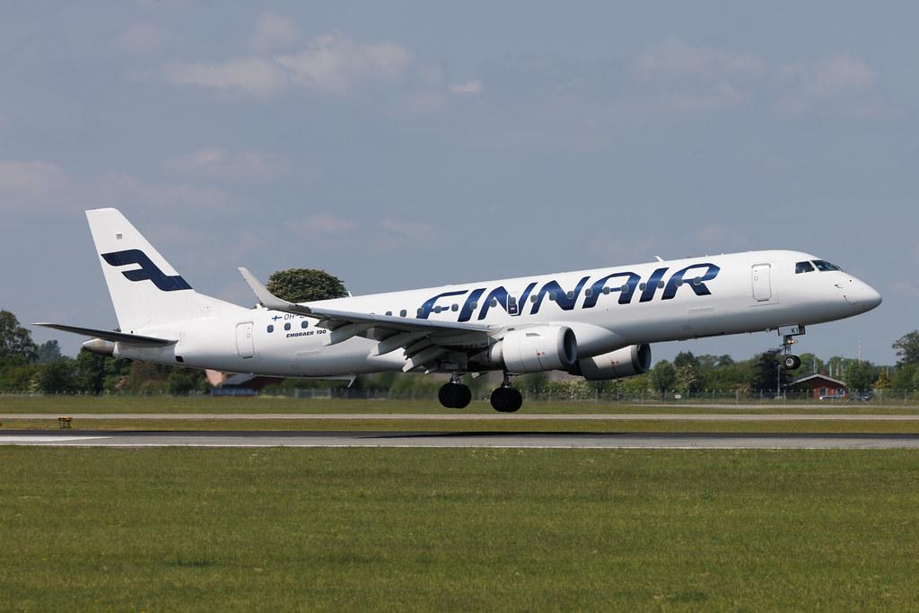 Copenhagen Airport: Finnair (AY / FIN) | Operator: NORRA | Embraer E190LR E190 | OH-LKI | MSN 19000117