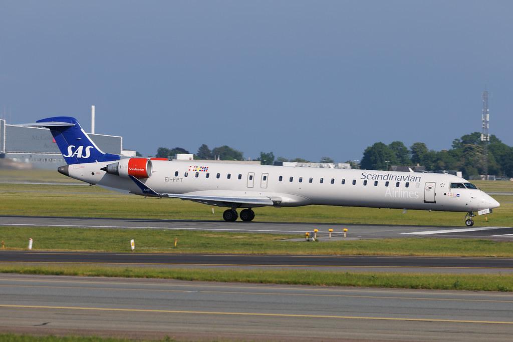 Copenhagen Airport: SAS (SK / SAS) | Operator: Cityjet | Mitsubishi CRJ-900LR CRJ9 | EI-FPT | MSN 15438
