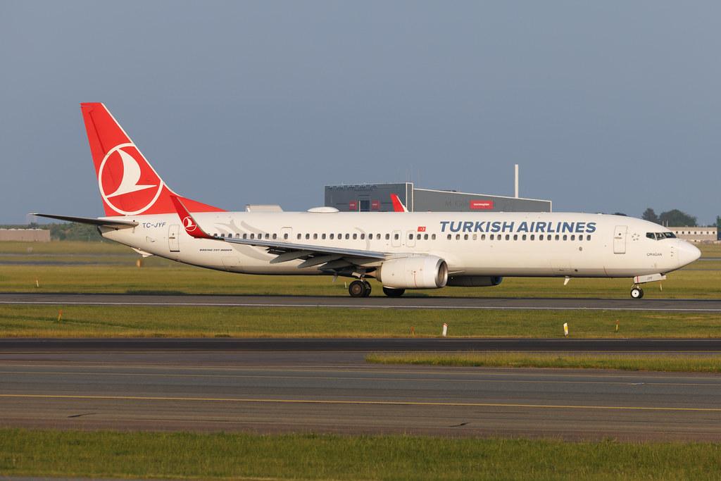Copenhagen Airport: Turkish Airlines (TK / THY) | Boeing 737-9F2(ER) B739 | TC-JYF | MSN 40982