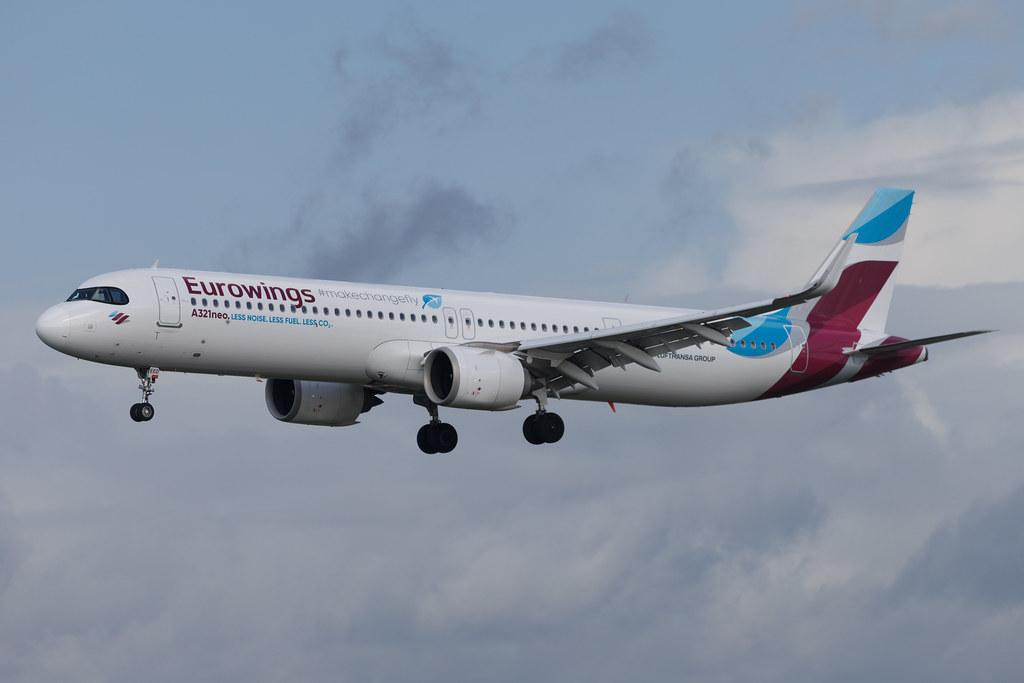 Hamburg Airport: Eurowings (EW / EWG) | Airbus A321-251NX A21N | D-AEED | MSN 11641
