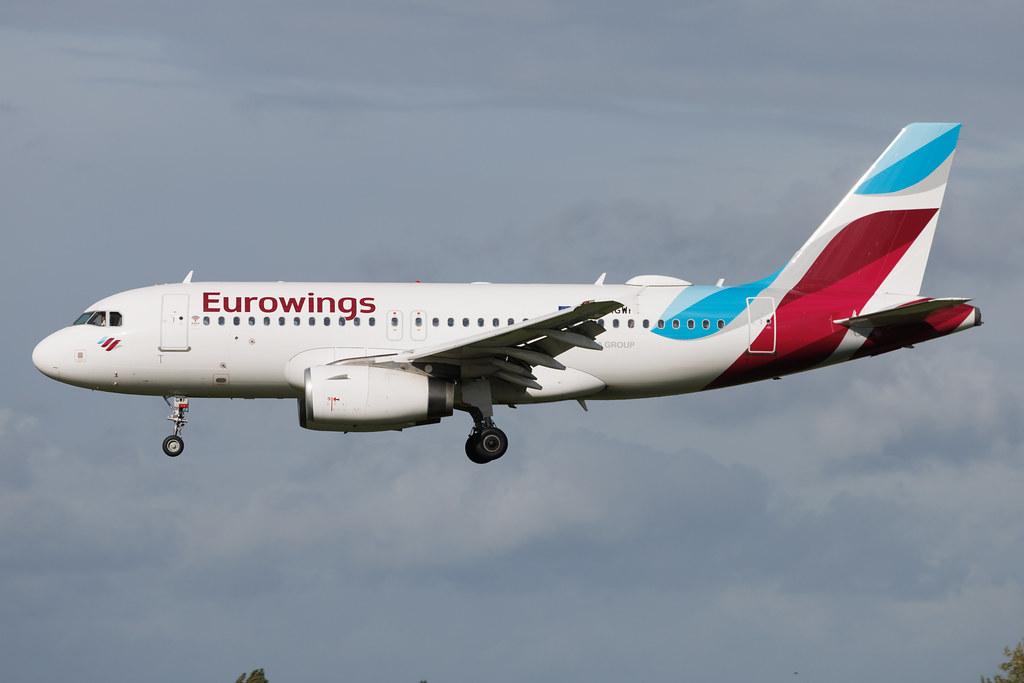 Hamburg Airport: Eurowings (EW / EWG) | Airbus A319-132 A319 | D-AGWF | MSN 3172