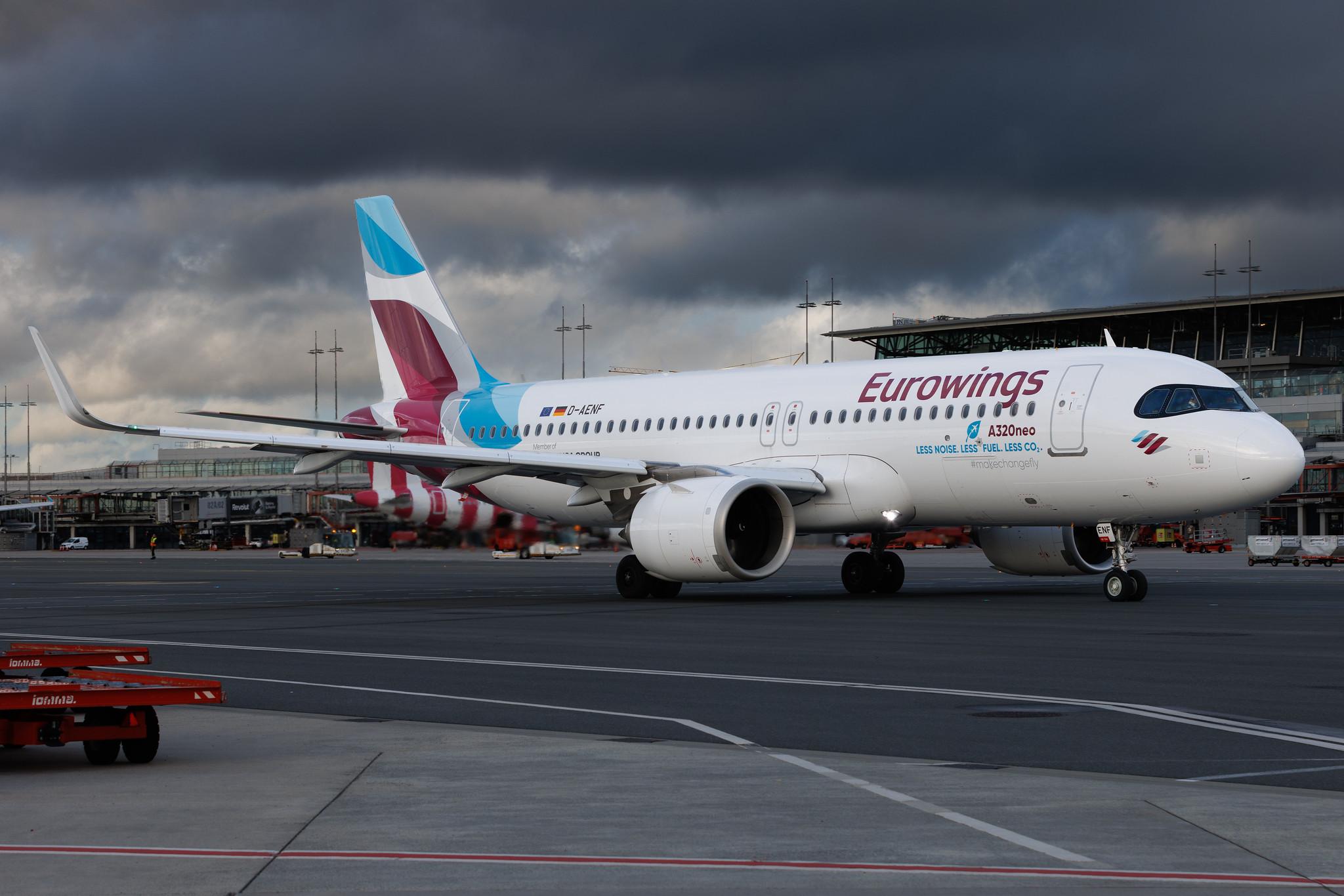 Hamburg Airport: Eurowings (EW / EWG) | Airbus A320-251N A20N | D-AENF | MSN 10674