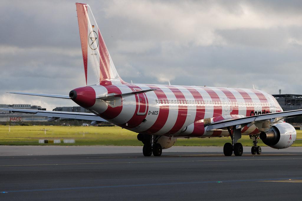 Hamburg Airport: Condor (DE / CFG) | Livery: Breast Cancer Awareness Livery | Airbus A320-214 A320 | D-AICS | MSN 4478