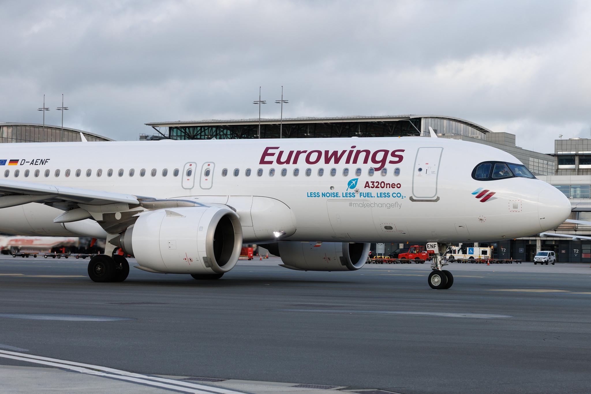 Hamburg Airport: Eurowings (EW / EWG) | Airbus A320-251N A20N | D-AENF | MSN 10674