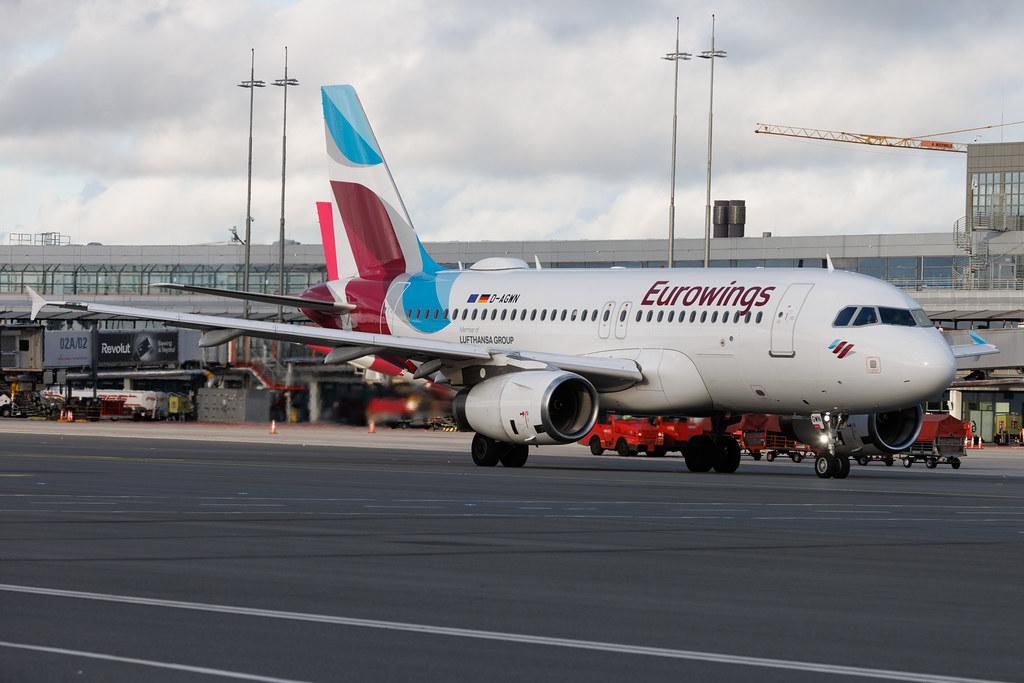 Hamburg Airport: Eurowings (EW / EWG) | Airbus A319-132 A319 | D-AGWN | MSN 3841