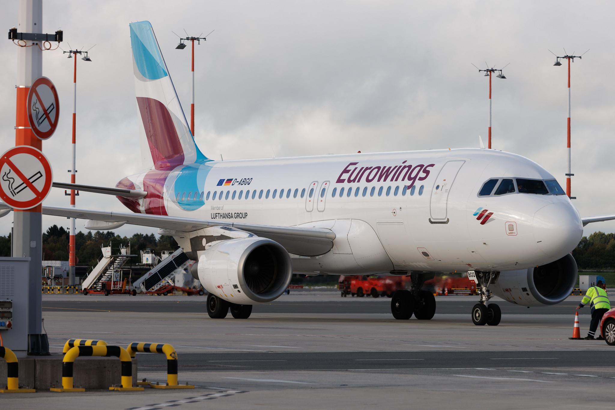 Hamburg Airport: Eurowings (EW / EWG) | Airbus A319-112 A319 | D-ABGO | MSN 3689