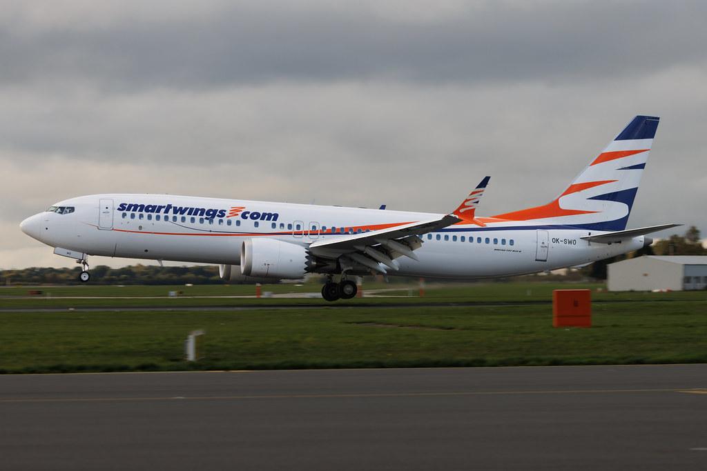 Hamburg Airport: Smartwings (QS / TVS) | Boeing 737 MAX 8 B38M | OK-SWO | MSN 62942